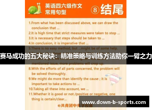 赛马成功的五大秘诀：精准策略与训练方法助你一臂之力